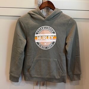 Hurley Boys Olive Green Hoodie